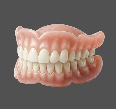 一般的な入れ歯補綴画像