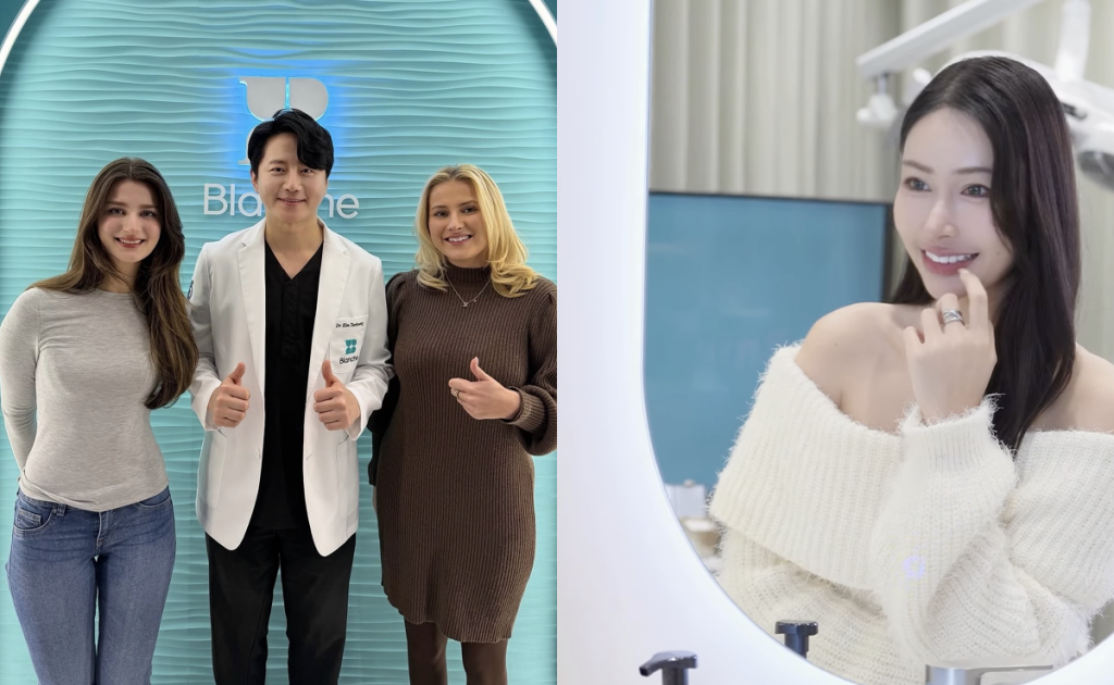 블랑쉬치과 원장님과 외국인 환자의 라미네이트 상담