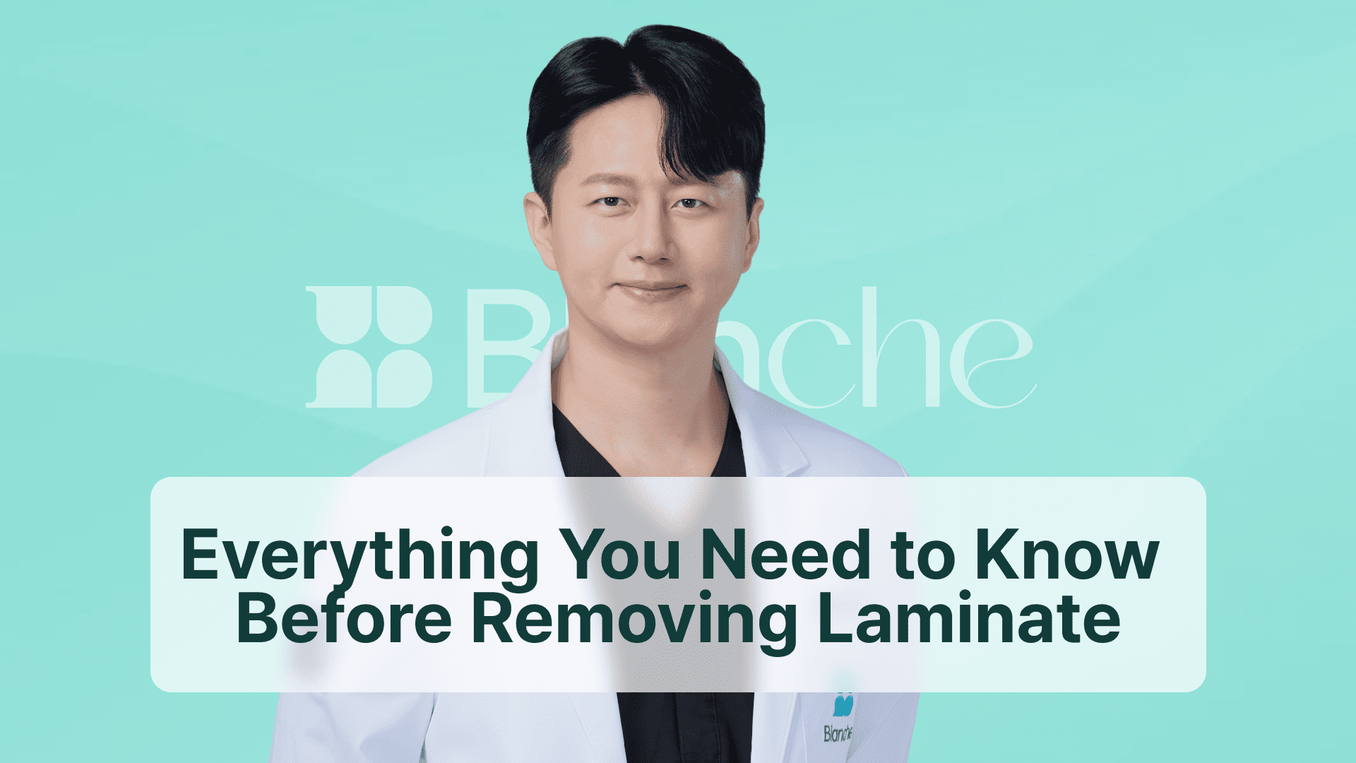 Read this before removing the laminate!