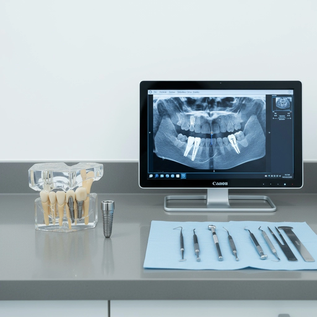 임플란트 나사 식립 후 염증의 진단 과정과 검사 방법