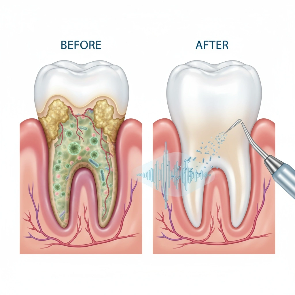 スケーリングの効果と歯周病予防への影響