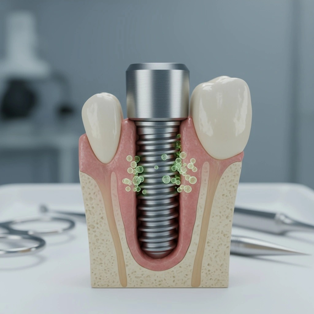 임플란트 나사 식립 후 염증의 주요 원인과 위험 요인