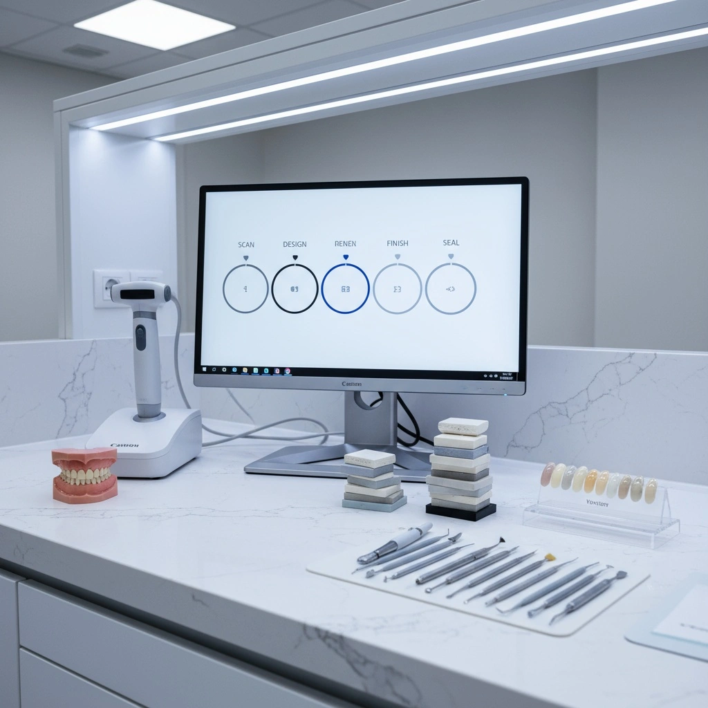 削らないラミネートべニアの治療の流れ