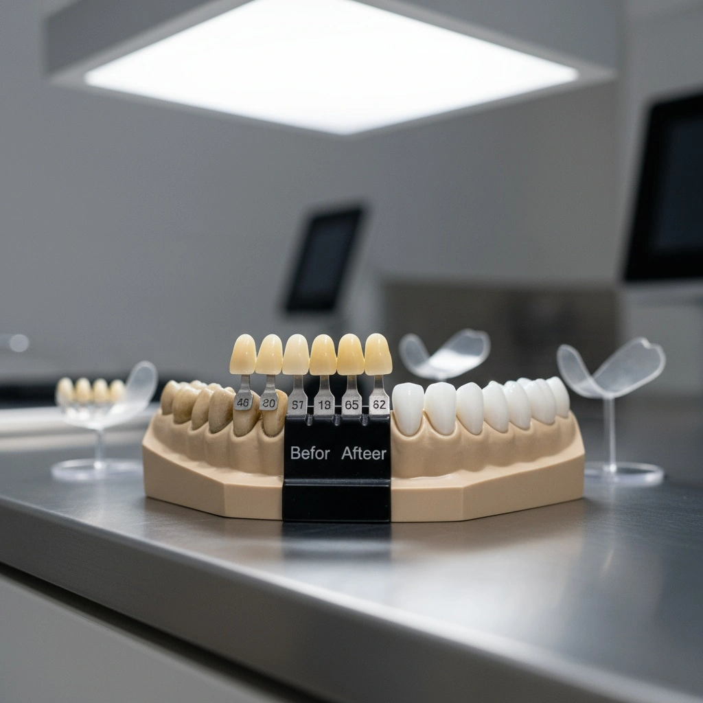 下の歯ラミネートベニアの実際の症例と審美効果