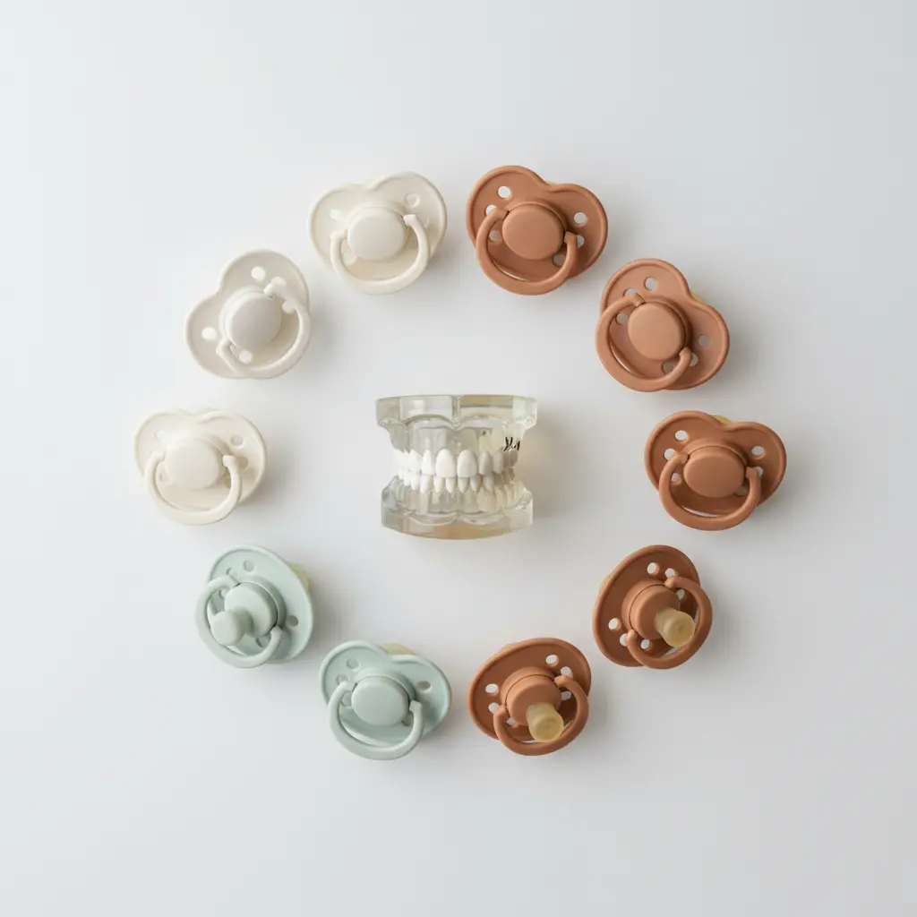 歯並びに配慮したおしゃぶりの選び方