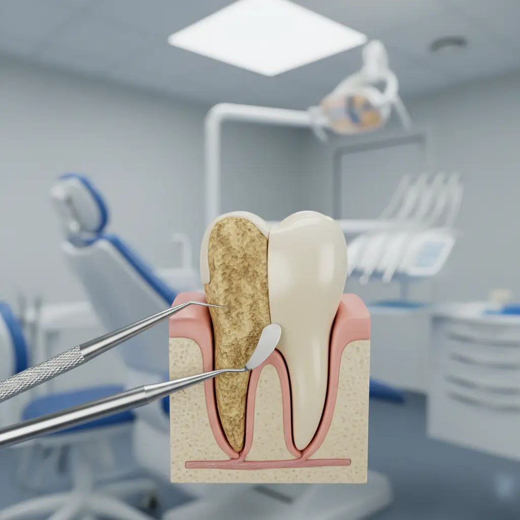 歯周病スケーリングとルートプレーニング（SRP）の違い