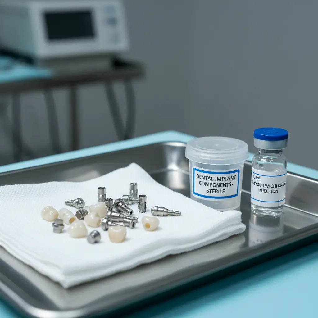 外れたインプラント部品の保管と持参方法