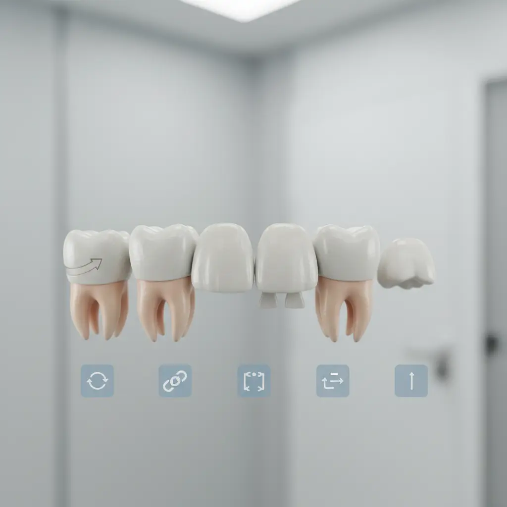 歯並びが悪い場合にラミネートベニアで対応できる歯の種類