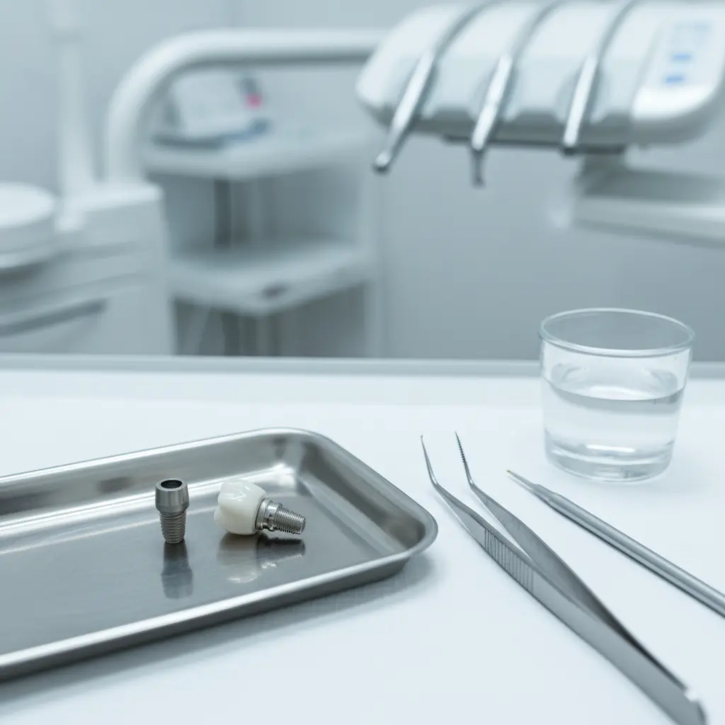 インプラントの被せ物が外れた場合の対処法