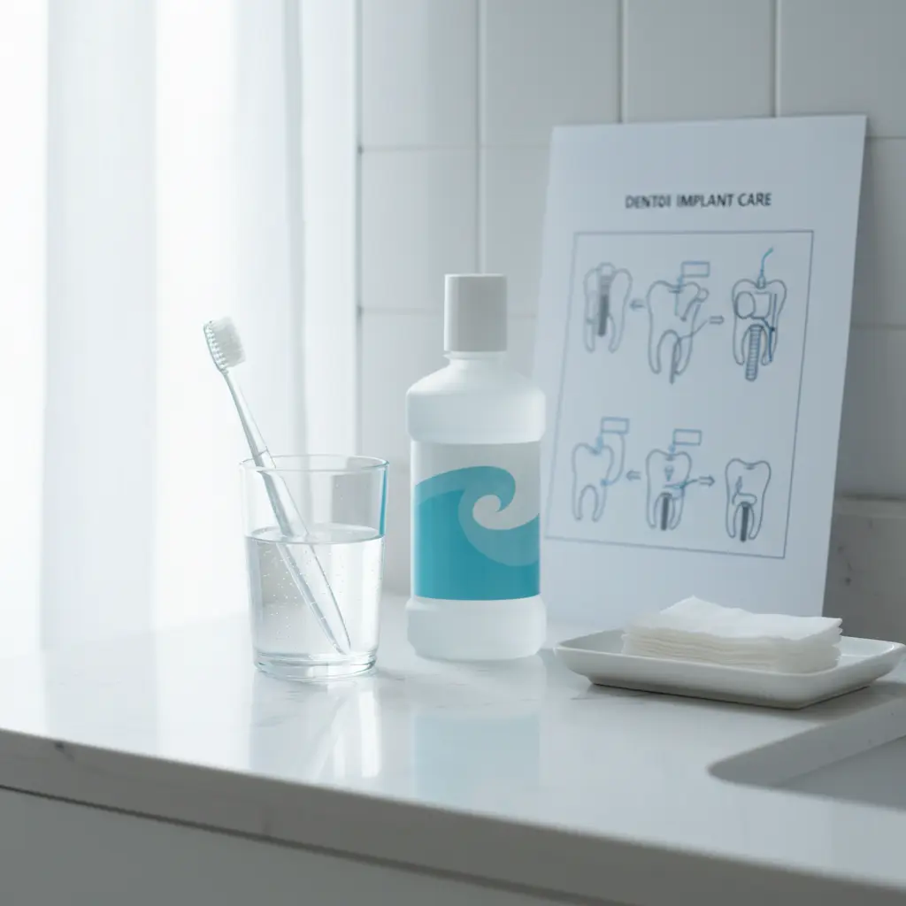 임플란트 수술 후 식사 후 구강관리 및 생활수칙