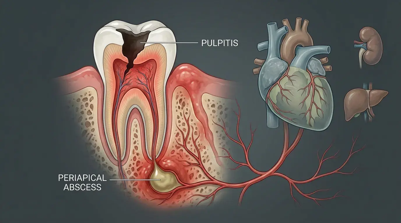 충치 방치로 생기는 주요 합병증과 전신 건강 영향