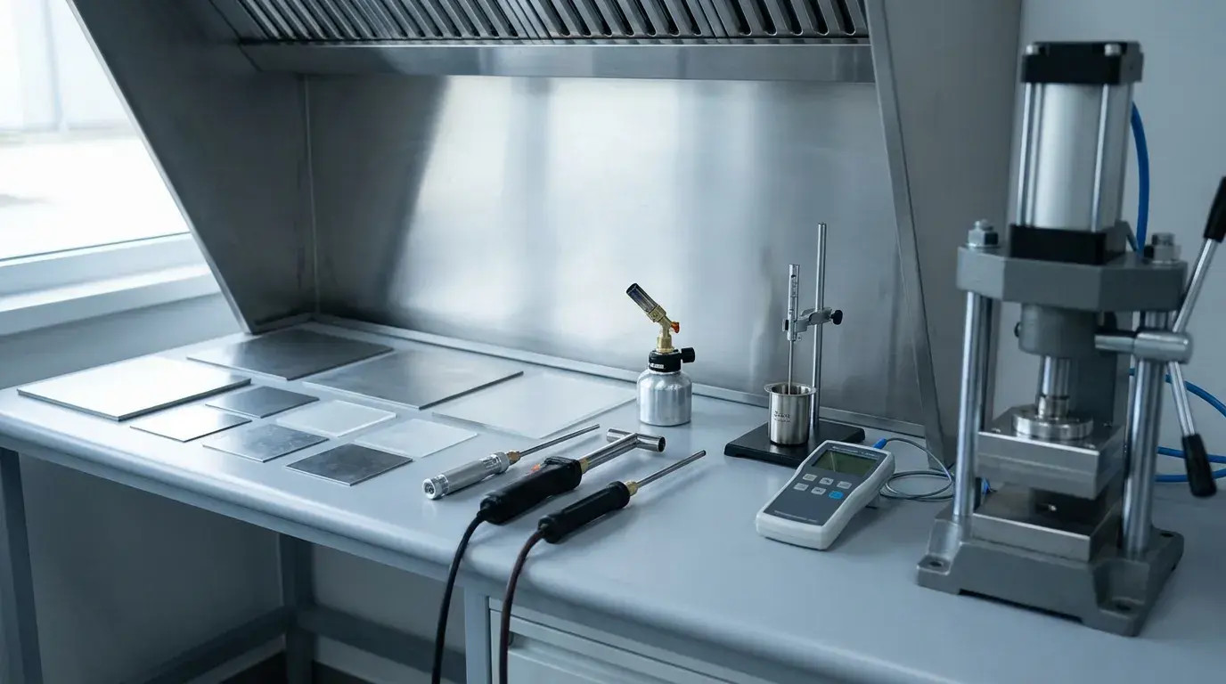 라미네이트 접착제 적용을 위한 표면 전처리 및 작업 조건