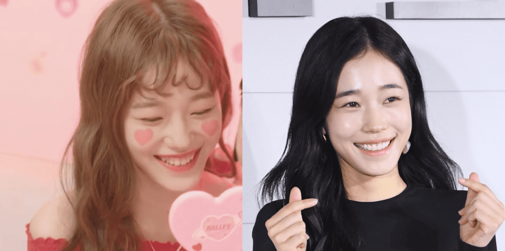 ノユンソグミースマイルの改善とラミネート加工前後の比較