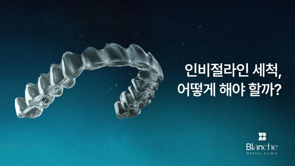 인비절라인 세척, 어떻게 해야 할까? 츄이·케이스 관리까지